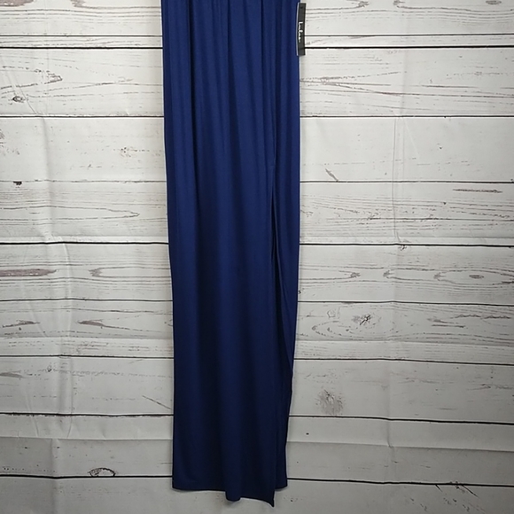 NWT Lulu's 'Watch the Sunset' Navy Blue Maxi Dress - Picture 3 of 6